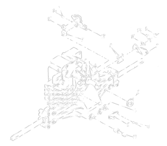 Transmission Complete Diagram and Parts List for 13AS699G088 (TMO-3204205)(1997) Yard Machines Lawn Tractor